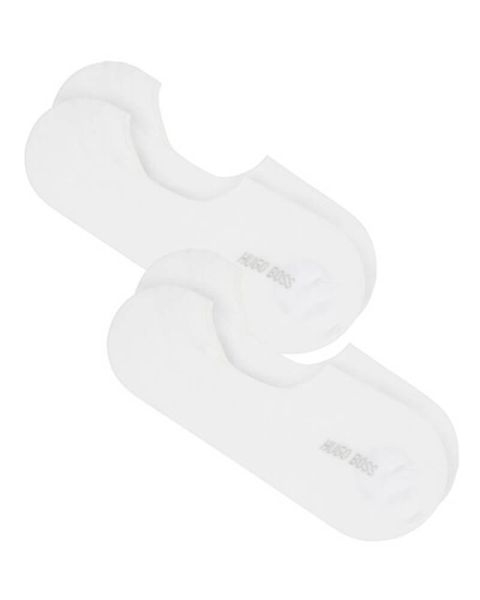 Boss Hugo Boss 2-pack Shoeliner Finest Soft Cotton White Str 45-46