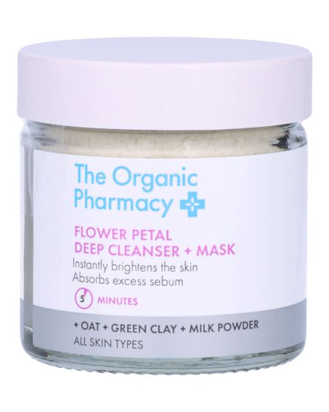 The Organic Pharmacy Flower Petal Deep Cleanser + Mask The Organic Pharmacy Flower Petal Deep Cleanser + Mask