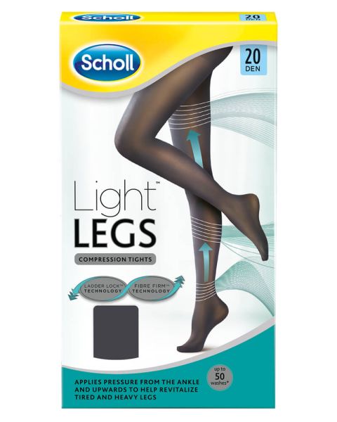 Scholl Light Legs Black (20 Den) Small