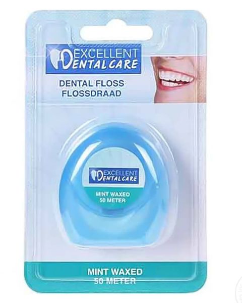 Excellent Houseware Tandtråd Mint Waxed Blå