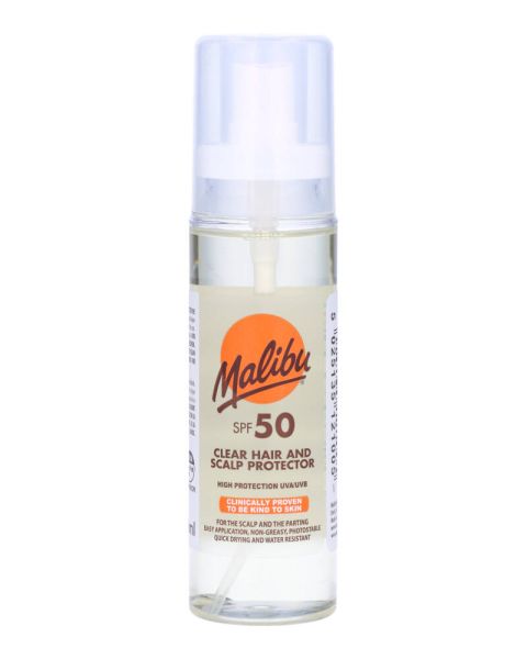 Malibu Clear Hair and Scalp Protector SPF50