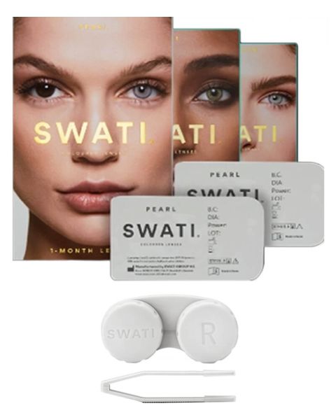 SWATI Cosmetics 1-month Lenses + Lens Case & Tweezer SWATI Cosmetics 1-month Lenses + Lens Case & Tweezer